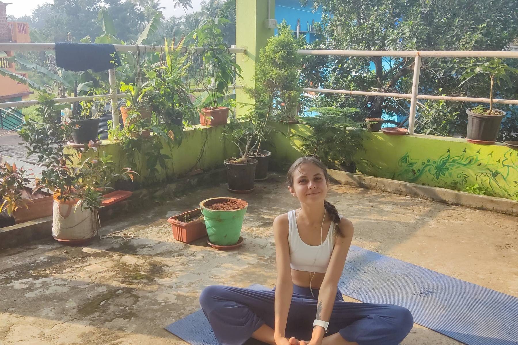 A rooftop in Goa