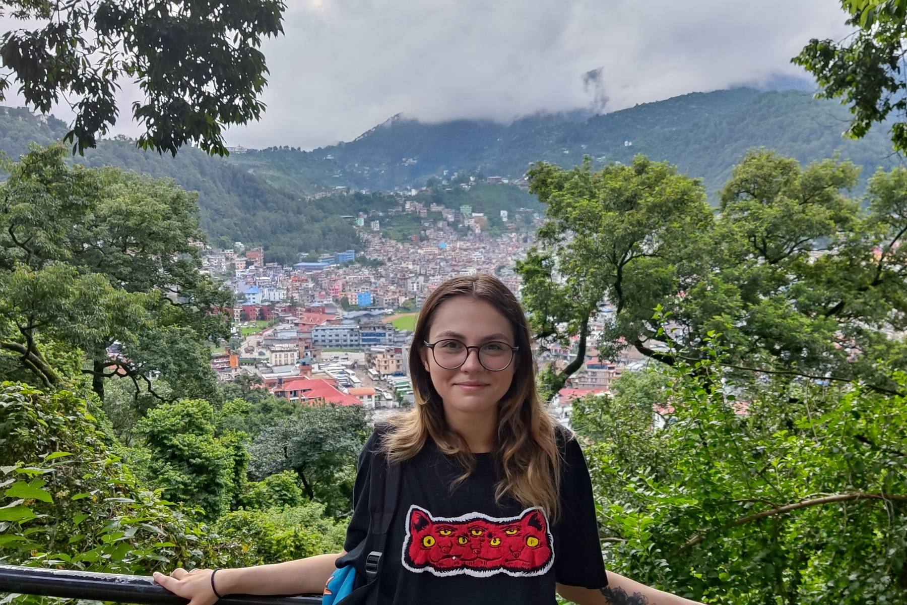 Above the Kathmandu valley