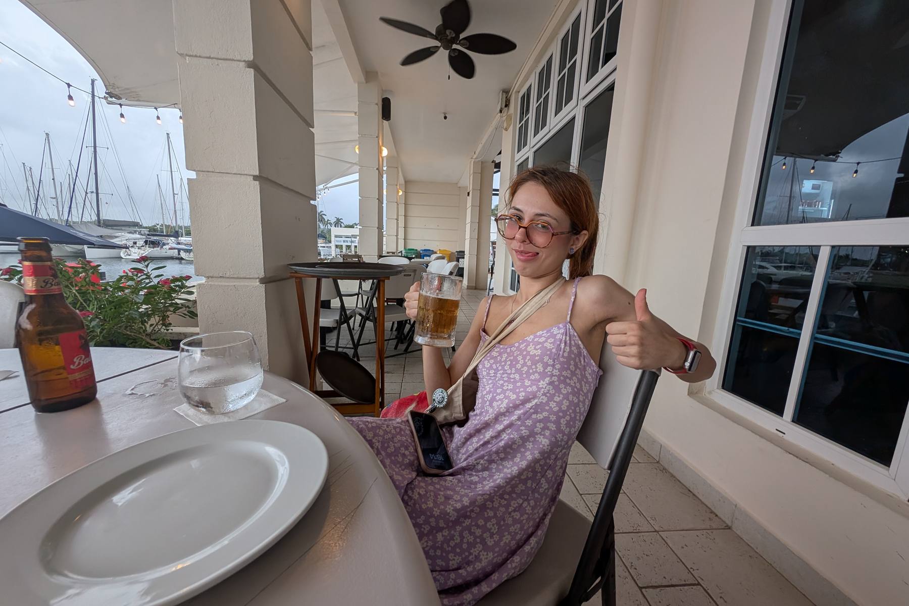 The marina in Panama